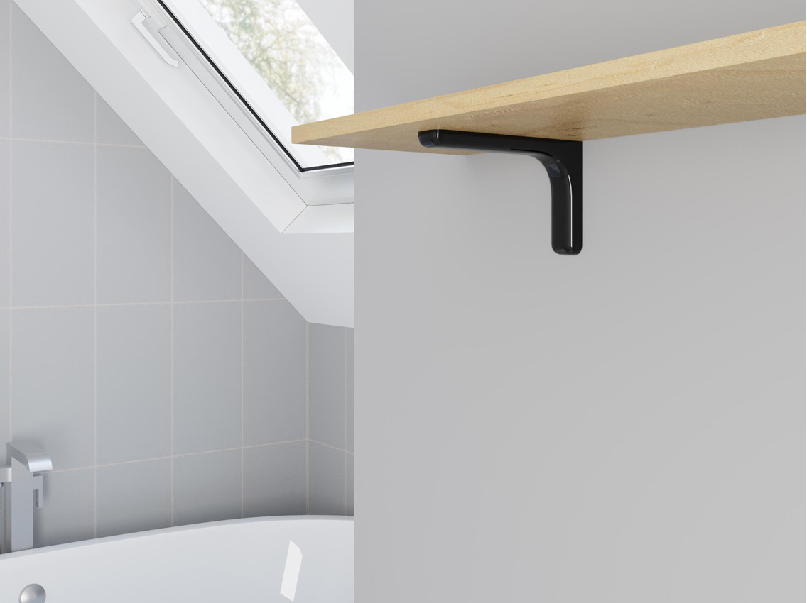 Консоль декоративная GIFF L=180 черный